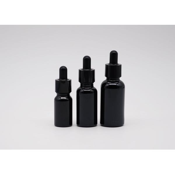 Черные стеклянные бутылки капельницы эфирного масла 30ml 50ml