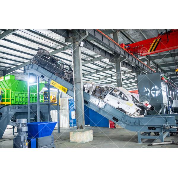 Car Wheel Aluminum Shredder 22000Kg/Hour Car Body Shredder Machine Metal