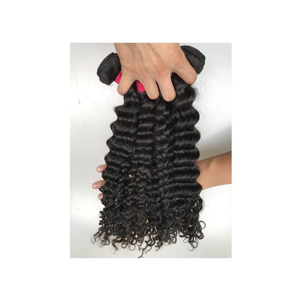 10 - 30 Inch Peruvian Human Hair / No Tangle Body Weave Deep Curly Hair Bundles