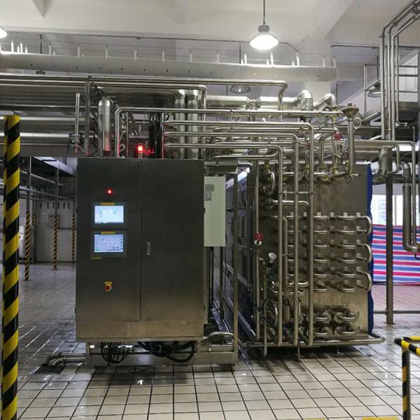 Full Automatic Uht Milk Sterilizer SUS304 Material PLC Control