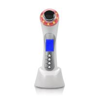 3Mhz azul verde vermelho de vibração Ion Face Lift Massager Portable ultrassônico