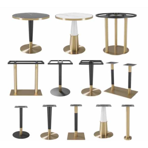 Patas de sofá de lujo nórdico moderno de acero y hierro, latón, soporte de TV, taburete, silla, armario, gabinete, patas de metal dorado para muebles