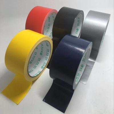 Multi Color Fabric Adhesive Tape , Custom Printed Fabric Duct Tape Anti Aging