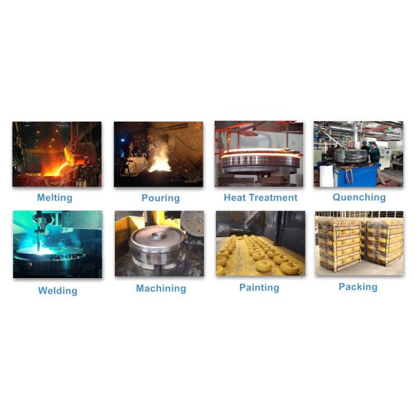 Idler Producing Processes Собрание экскаватора бульдозера HRC 48 D6D D6H более неработающее