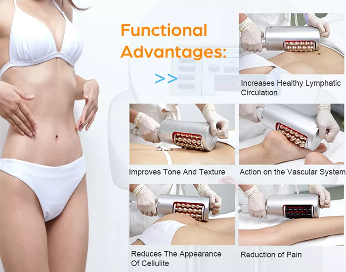 Non Invasive 9D Inner Roller Machine Lymphatic Drainage Electric Vibrator