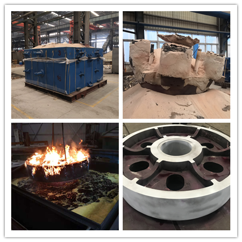 Vacuum Casting Process Alloy Steel Casting Parts Alloy Steel Wheels For Port Machine