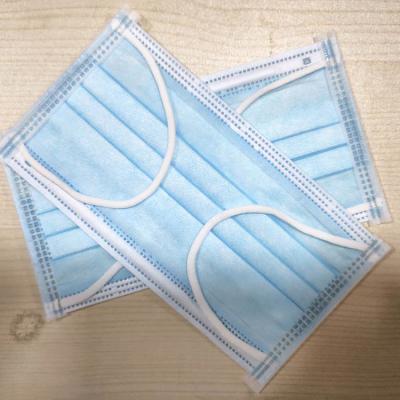 3 Ply Non Woven Disposable Surgical Mask Skin Friendly With Ear Loop