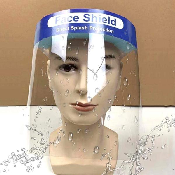 Elastic Band Uv Protective Face Shield Maximum Visibility Adjustable Size