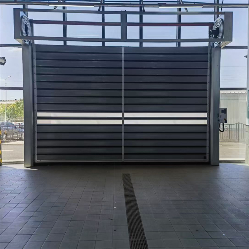 Weather-Resistant Outdoor Spiral High Speed Door Industrial Access System External Applications