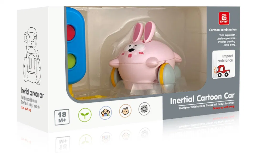Friction Inertia Mini Cartoon Animal Toys High Quality Children′s Small Toys Animal Cars Children′s Toys Wholesale