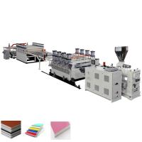 Linha de produção da placa da espuma do PVC largura da espessura 1220mm de 5 - de 20mm