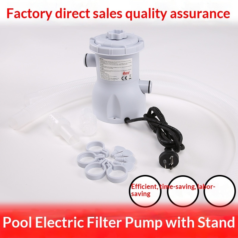 Factory suppy US 110V Eu 220V Standard  PVC Material Filter Pump Swimming Pool 300-Gallon Household Outdoor Pool Cleaner Pump