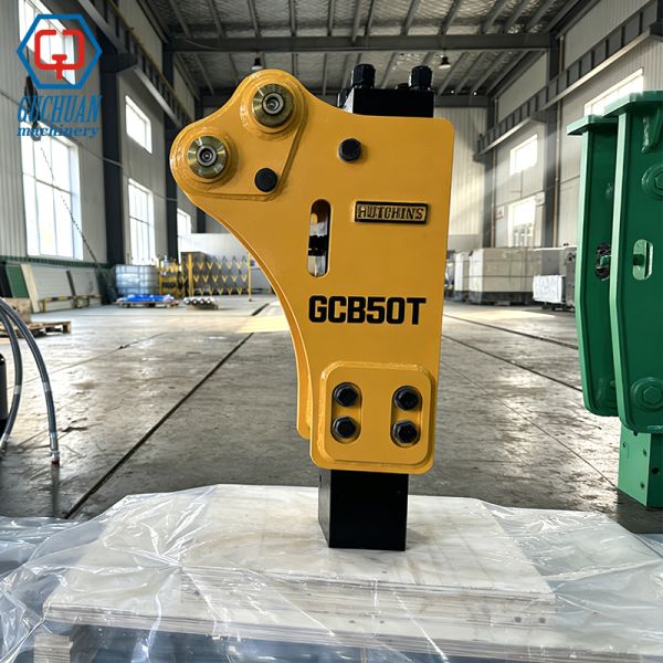 SB30 Hydraulic Backhoe Rock Hammer Triangle Type Nitrogen Hydraulic Breaker for Mini Excavators