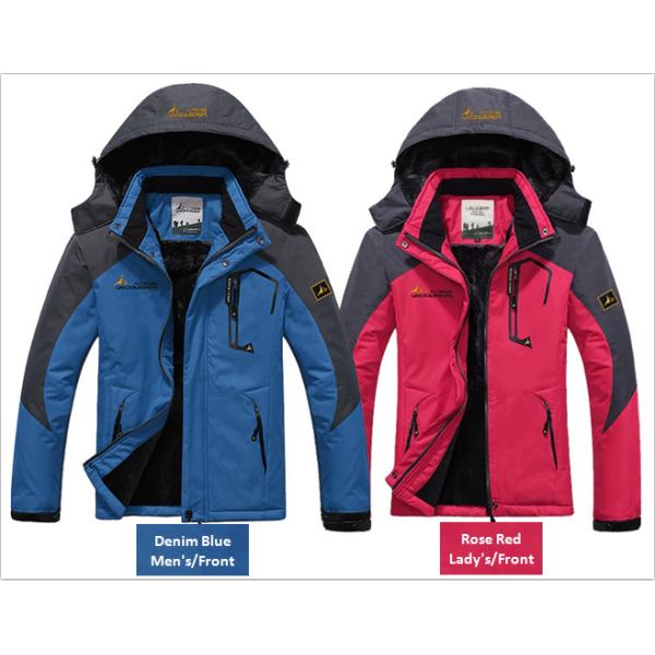 Lightweight Hooded Anorak Jacket Outdoor Snowboard Windbreaker Embroidered