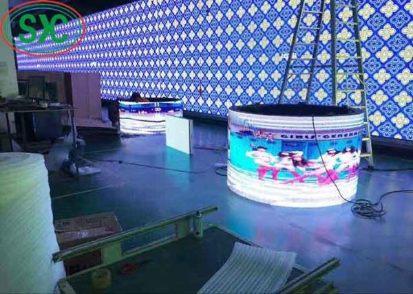 Full Color Outdoor LED Rental Screen , 6mm Pixel Pitch Transparent Video Display