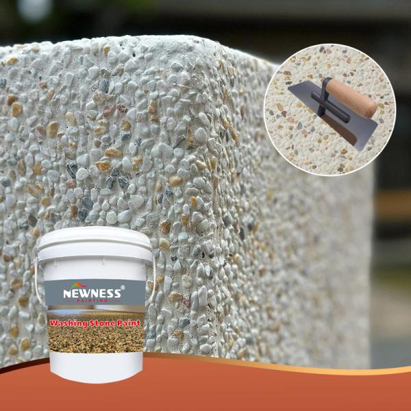Экологически чистый натуральный камень на водной основе эффект текстуры акриловая краска для наружных стен