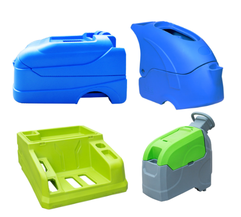 CNC-Machined Custom Rotomolding Sweeping Machine Mould Custom Cleaning Machine Exterior Components