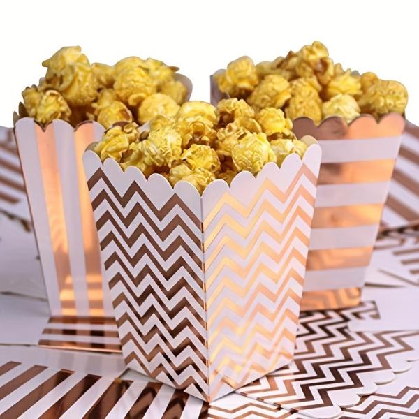 Customized Logo Paper Popcorn Bucket and Box for Customized Packaging Solutions
