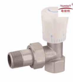 yomtey brass hand temprerature control  valve(angle type)