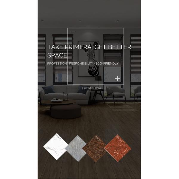 спальня плиток пола цвета золота цветка 60кс120км украшая плитки фарфора