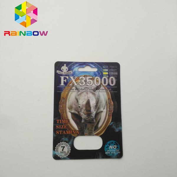 Отсутствие пакета волдыря головной боли упаковывая сексуальную коробку карты пакета носорога 69 капсулы таблетки