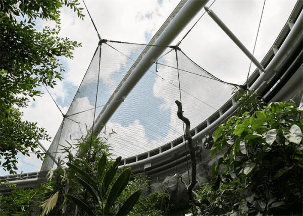 7X7 Stainless Steel Aviary Mesh Ferruled Bird Enclosure Netting For Zoo Animal