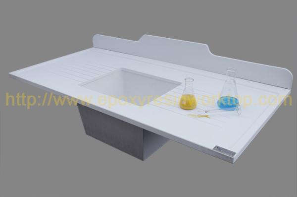 Resist moisture epoxy resin corner countertop matte surface for pharmaceutical company