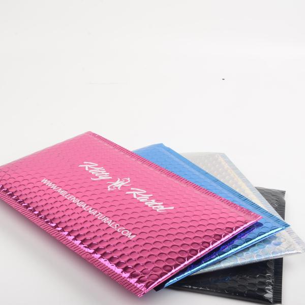 Moistureproof Metallic Shipping Envelopes Bubble Wrap Thickened