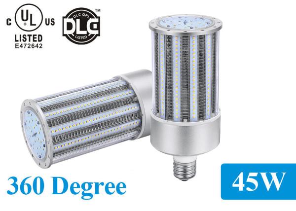 4950 lm High Power 45W E40 E27 Led Corn Bulb 360 Degree for Street / Roadway lighting
