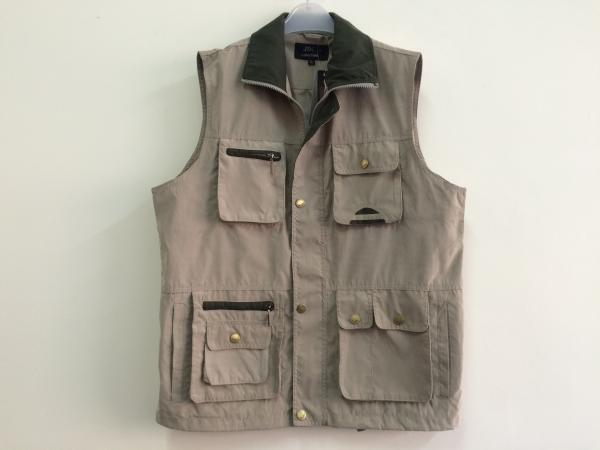Mens classic vest，mens waist coat, gilet, vest in peach skin fabric, beige colour, S-3XL, 049