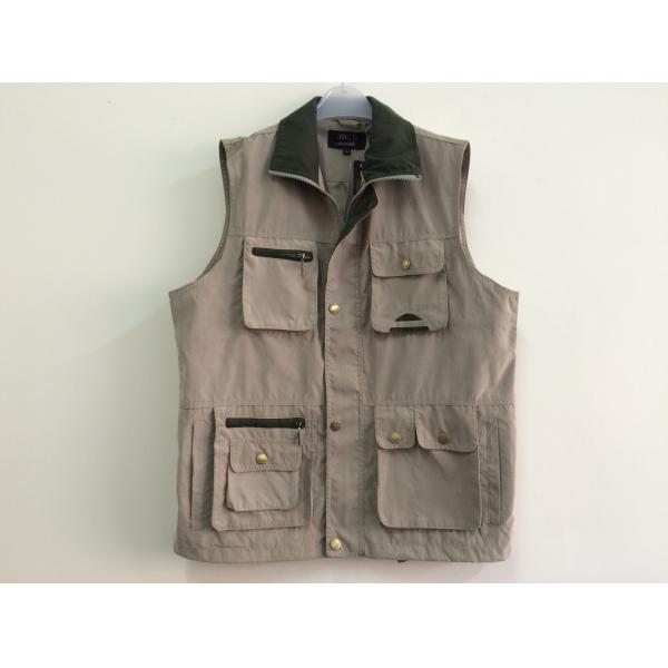 Mens classic vest,mens waist coat, gilet, vest in peach skin fabric, beige colour, S-3XL, 049