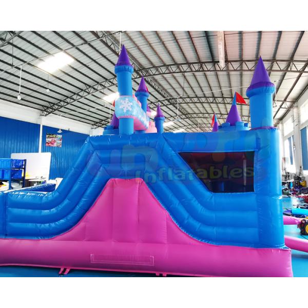 Plato Frozen Castle Bounce House Inflatable Bouncer Combo