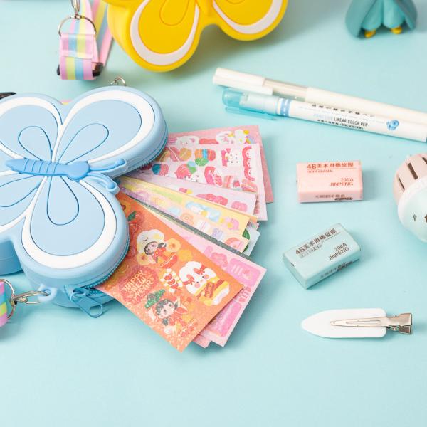 Милая Бабочка Кроссоди Сумка Малыш Кроссоди Сумка Кошелек Рамочные Сумочки Ручная Сумка Кроссоди Сумочки Монеты Сумочка Для Детей