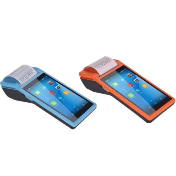 Пункт BT WIFI Handheld машины POS выписывания счетов терминала продажи оранжевой портативной