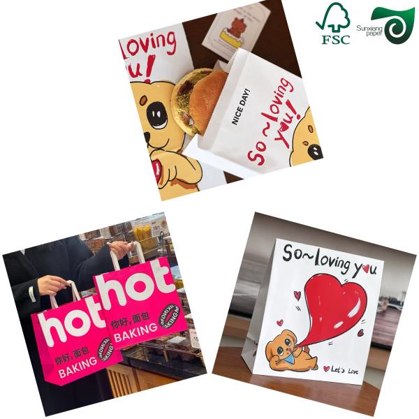 FSC 275 gm 325 gm Emballage alimentaire en rouleau de papier congélateur monocouche