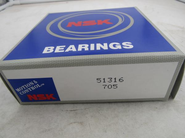 High Precision Brass Cage Thrust Ball Bearing , Car Thrust Bearing 51316 51317