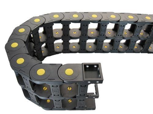 CNC Tools PA66 Plastic Cable Chain 56.125 Energy Chain Load Bearing Cable Tracks