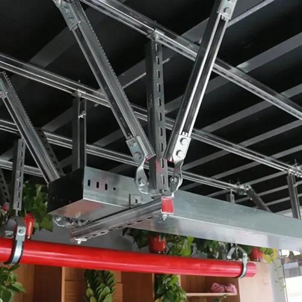 High Strength Durability Seismic Brace For Pipe Bracket For Enhanced Structural Protection