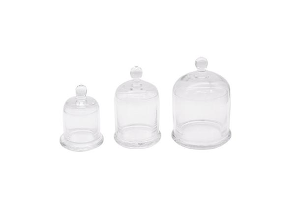 Transparent Candle Making 8cm 10.5cm Empty Glass Jars
