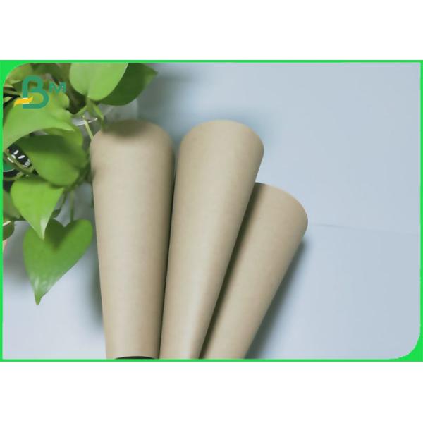 787mm 889mm Unbleached Kraft Paper For Packaging 120g / 110g / 80g