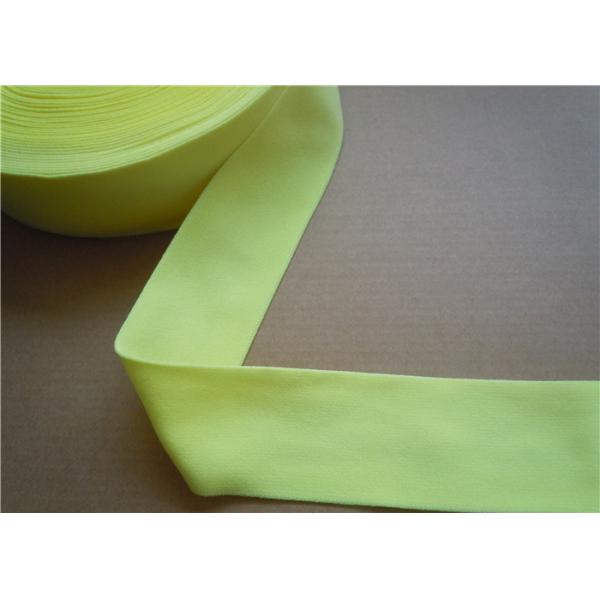 Высокий растяжимый желтый сплетенный Webbing хлопка планок Webbing полиэфира/38Mm