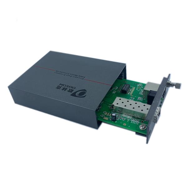 SFP Fiber Optic Ethernet Media Converter Megabit Rack Монтируемый беспроводный LFPT DC5V