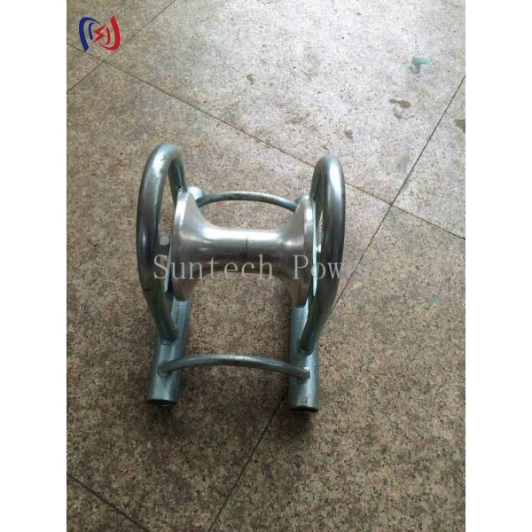 5KN Rated Load Cable Ground Roller with Casting Aluminum Carrier for Lightweight Portable Cable Pulling