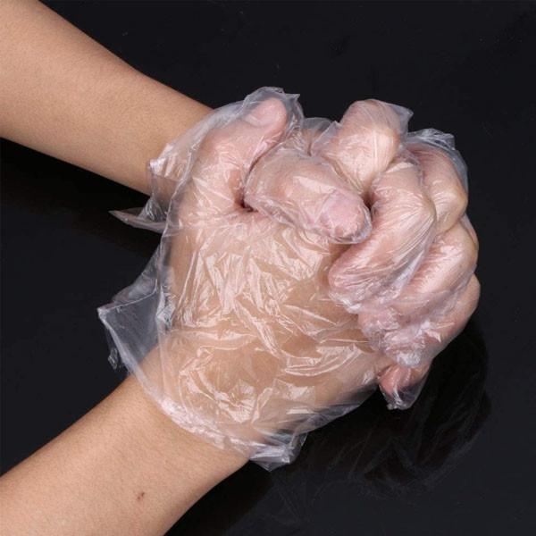 Latex Free Food Grade Disposable Gloves Poly For Food Handling Cooking Hair Coloring