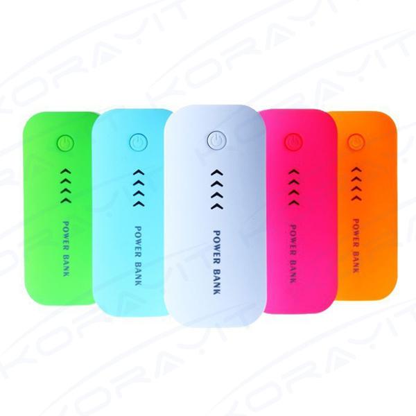 Feather Fish Head Plastic Portable Power Bank 5200mAh, External Battery Pack Charging