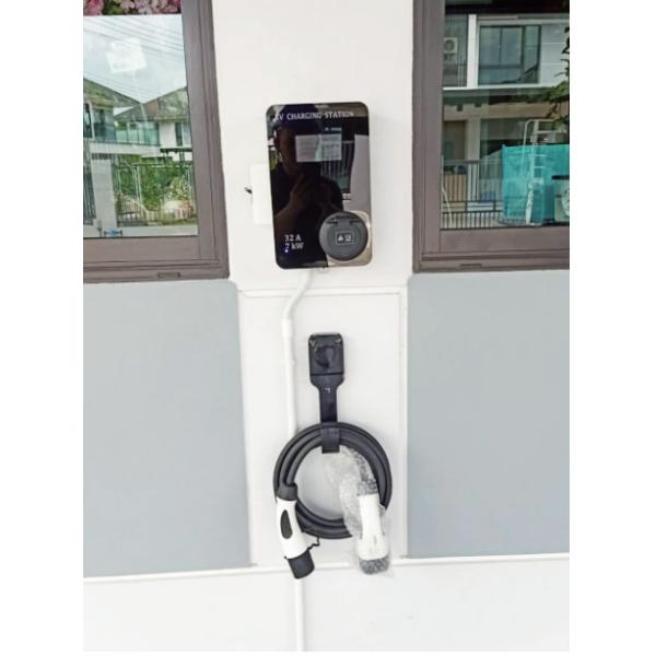 Type de câble fixé au mur de Wallbox de station de charge à C.A. EV de Highfly 16A 11KW - chargeur rapide de voiture de 2 EV pour le véhicule électrique