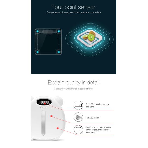 Professional weighing household weight electronic digital body fat scale
