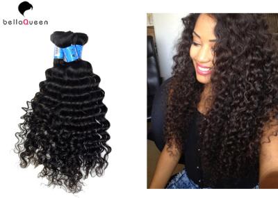 Da extensão completa do cabelo da parte superior 6A Remy da cutícula do Virgin onda 100% profunda brasileira