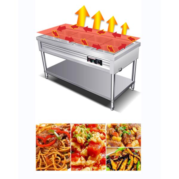 SS Thermal Insulation Commercial Buffet Equipment Hot Food buffet serving trays