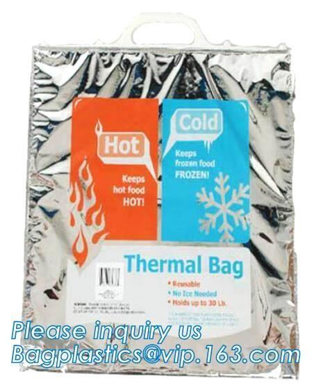 Aluminum foil insulation thermal non woven Insulated Cooler Bag,Insulated custom large portable cheap fitness food deliv